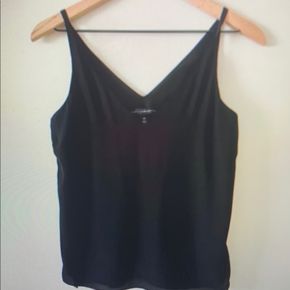 Sleek Black V-Neck Camisole